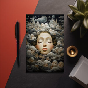 raxxa Postkarte: Whimsical Falling asleep 3
