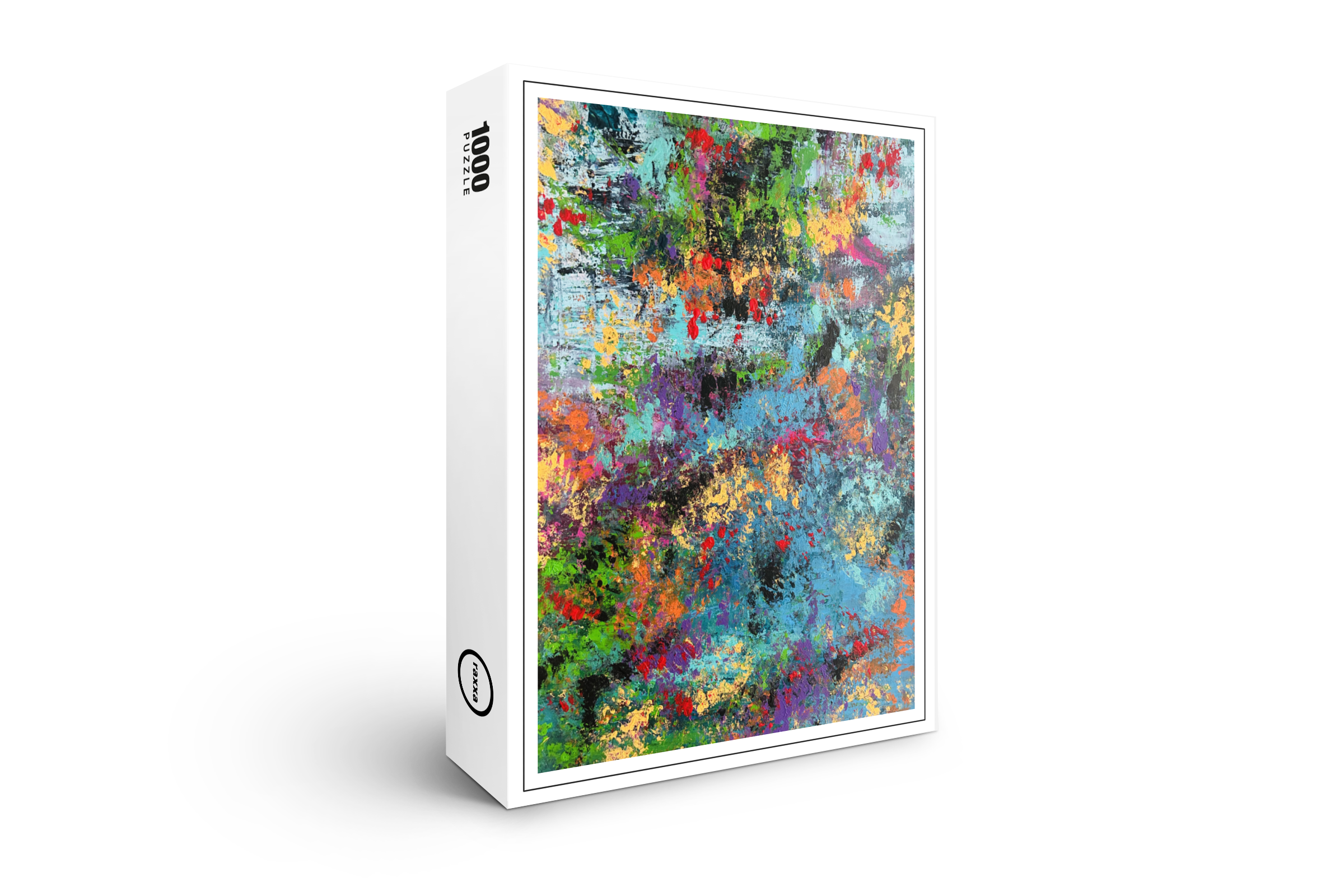 raxxa Premium-Puzzle: Lluvia de colores