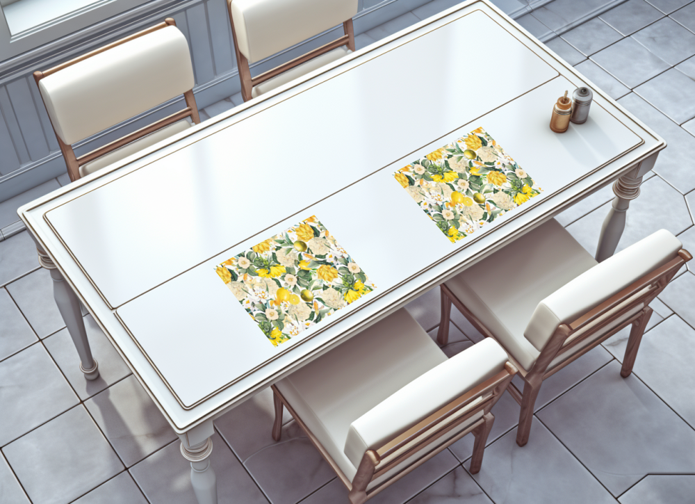 raxxa Premium-Tischset: Magie der Tropen: Magnolia Vintage-Blumen und Früchte – Image 4