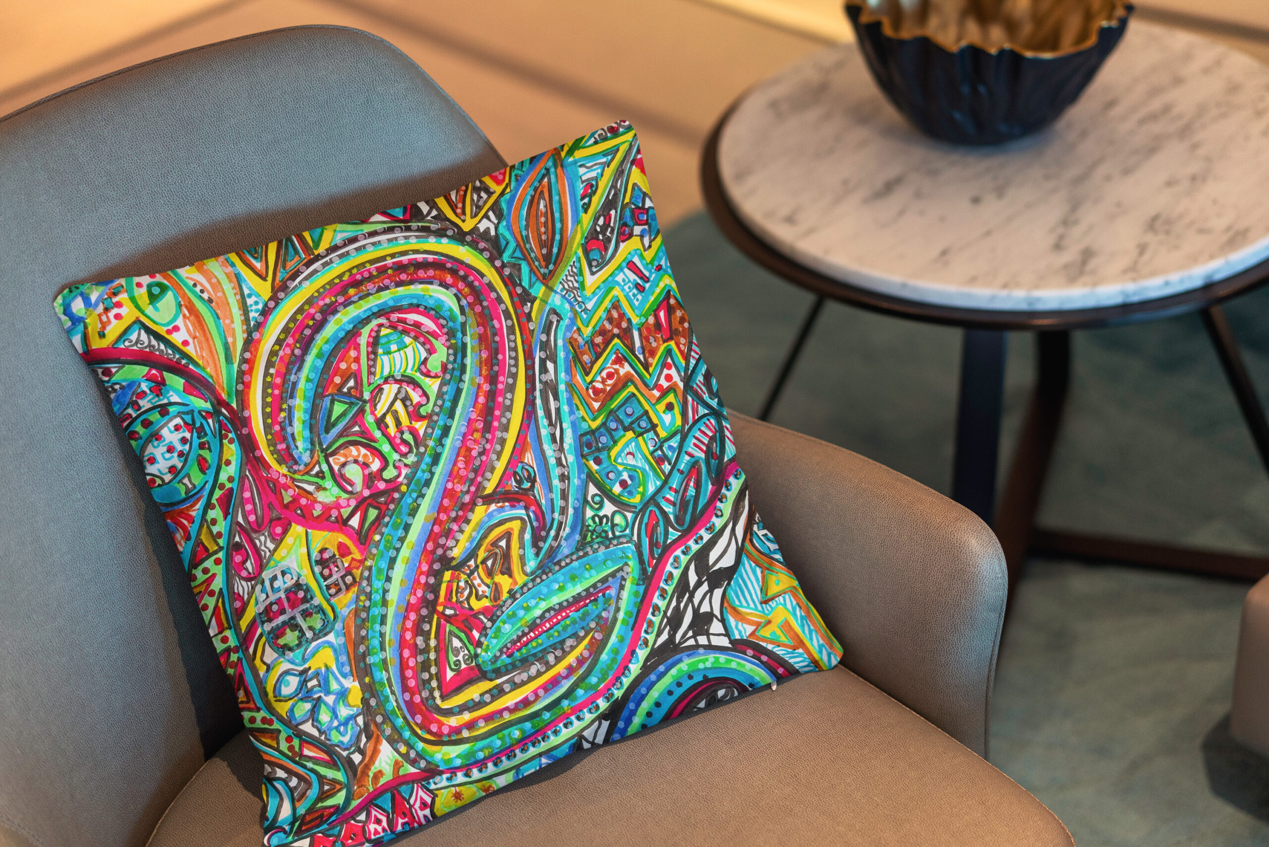 Kissen: El baile y sus colores - immagine 2