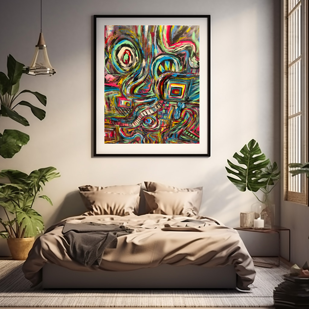 Poster: Laberinto de color