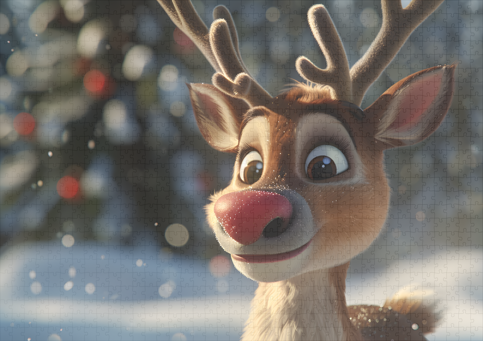 raxxa Premium-Puzzle: Reindeer Rudi - immagine 2