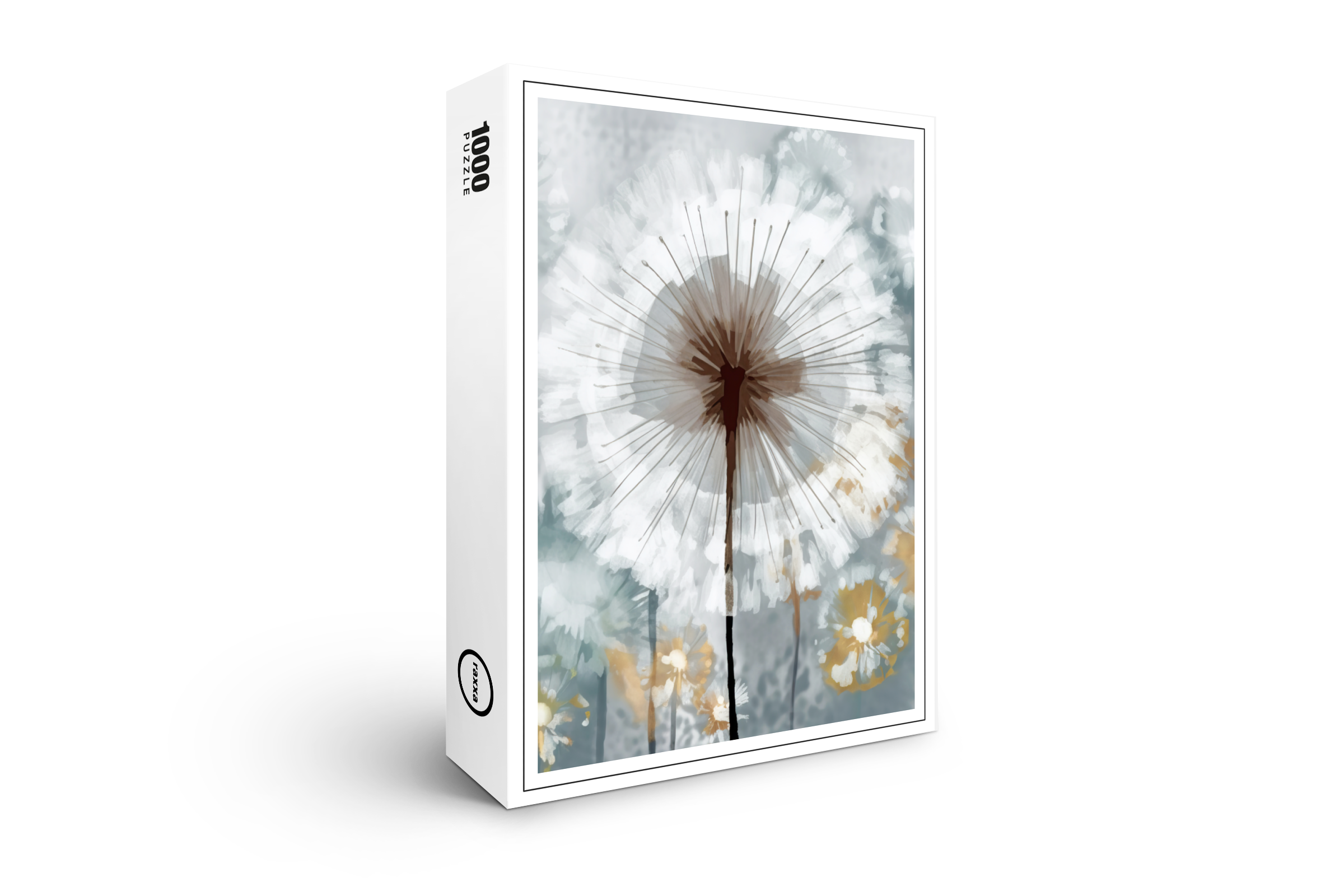 raxxa Premium-Puzzle: Minimalistische Blumenpracht