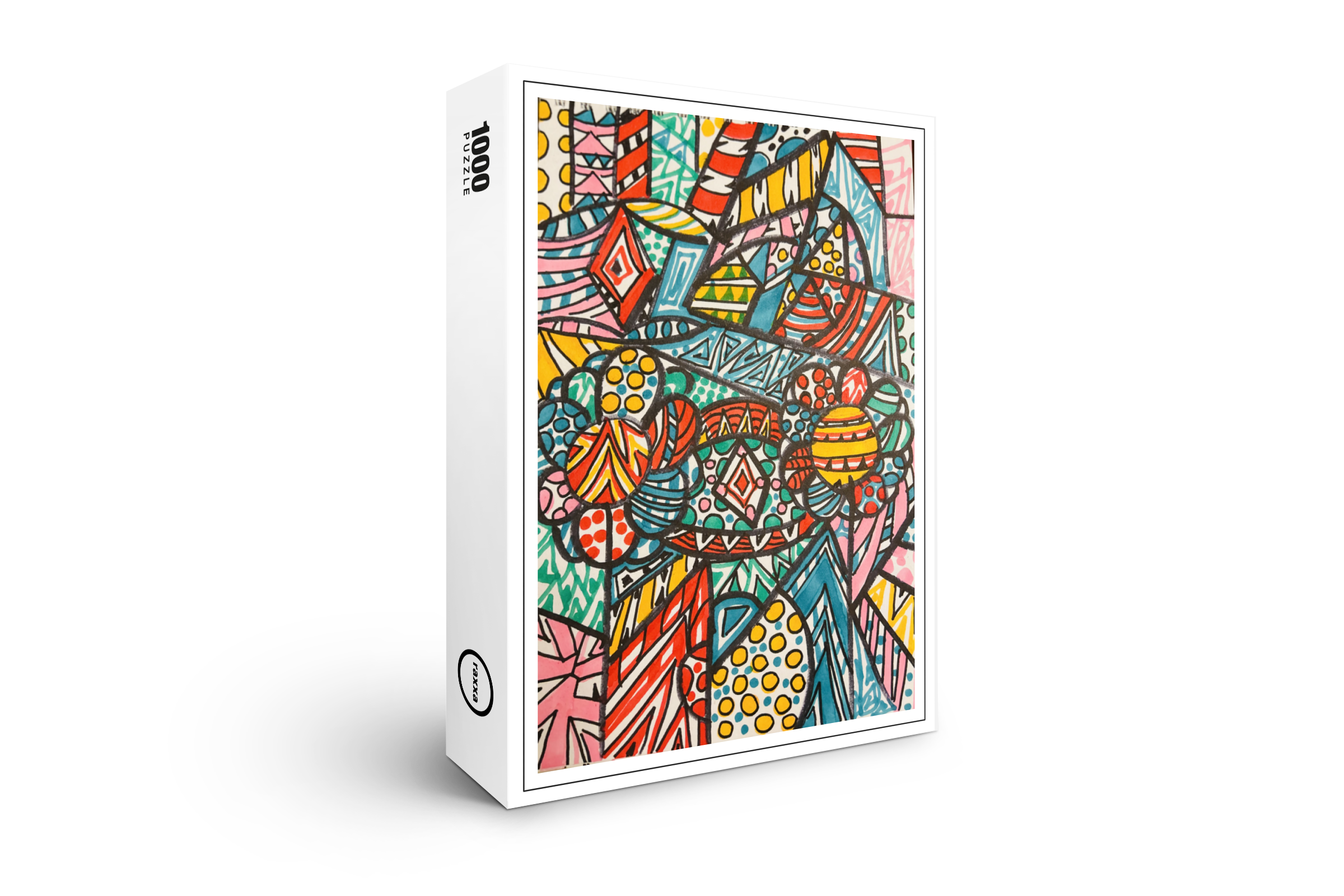 raxxa Premium-Puzzle: Flores navideñas