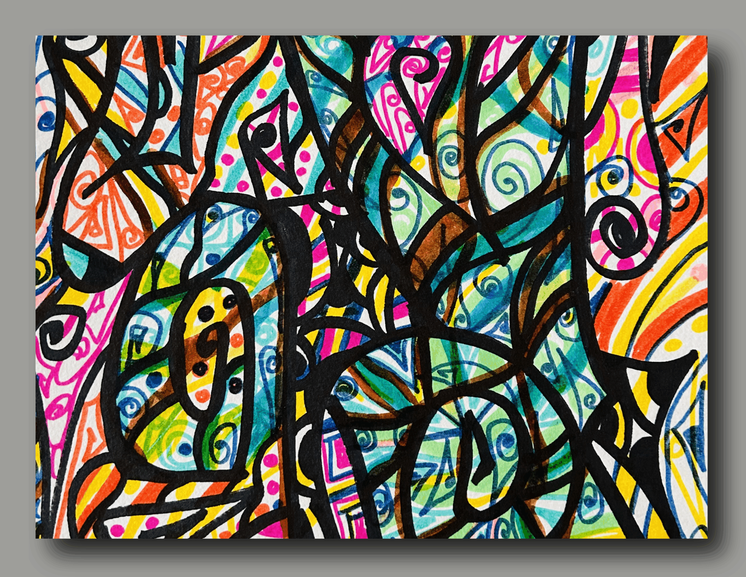 raxxa Premium-Tischset: Formas otoñales