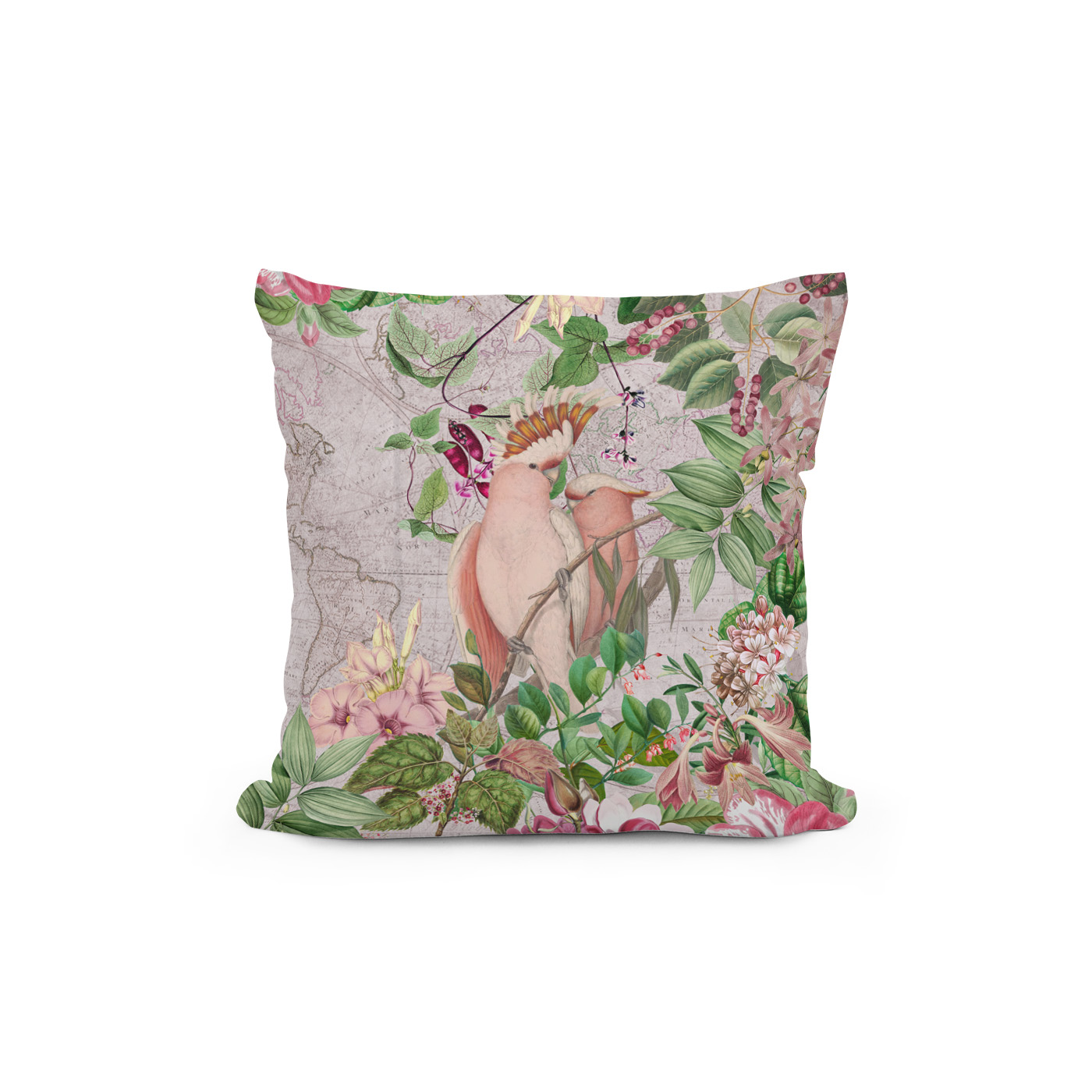 Kissen: Nostalgische Dschungel Kakadus - immagine 2