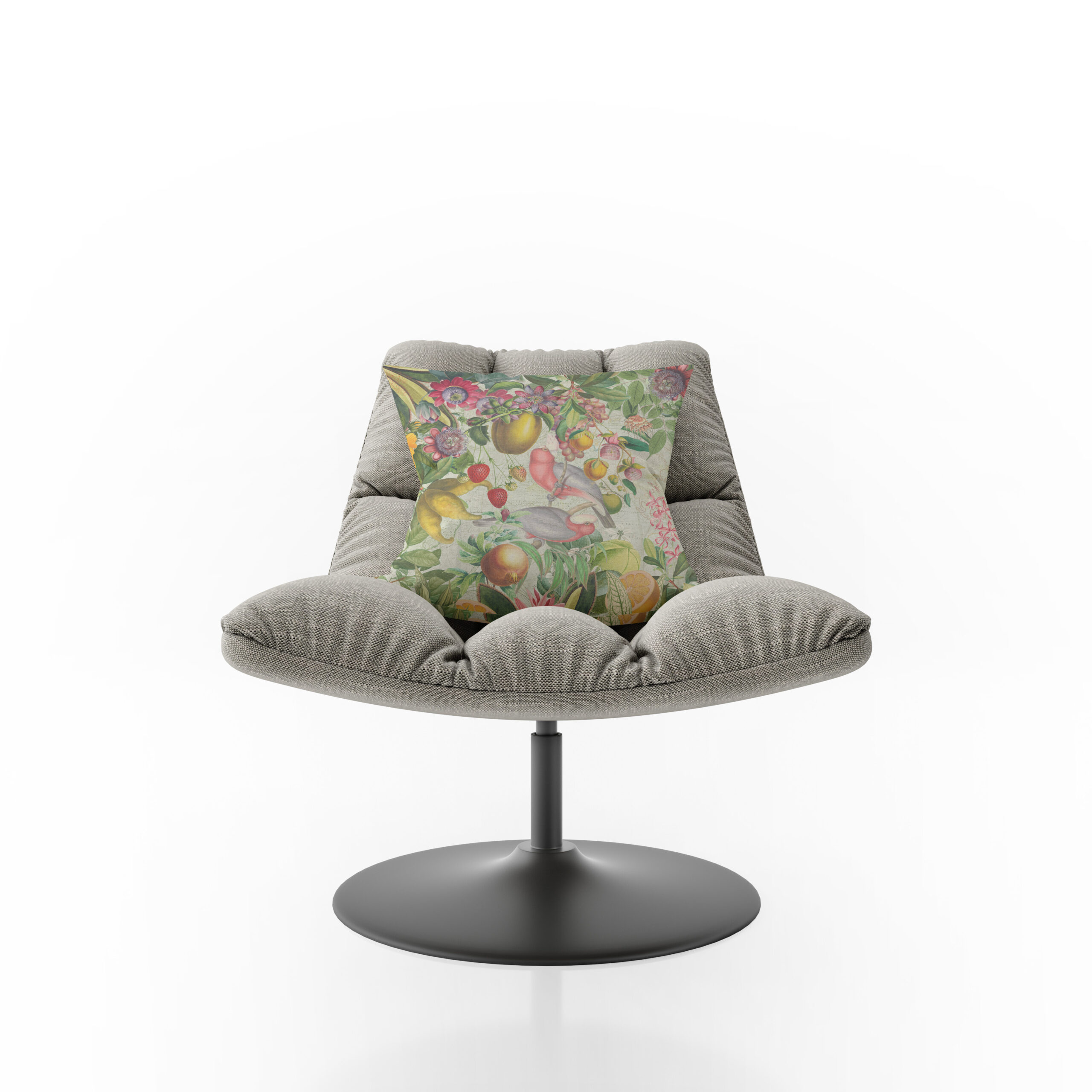 Kissen: Nostalgischer Kakadus Dschungel – Bild 2