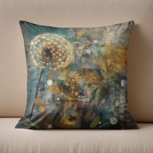 Kissen: Goldene Reflexionen in der Stadt