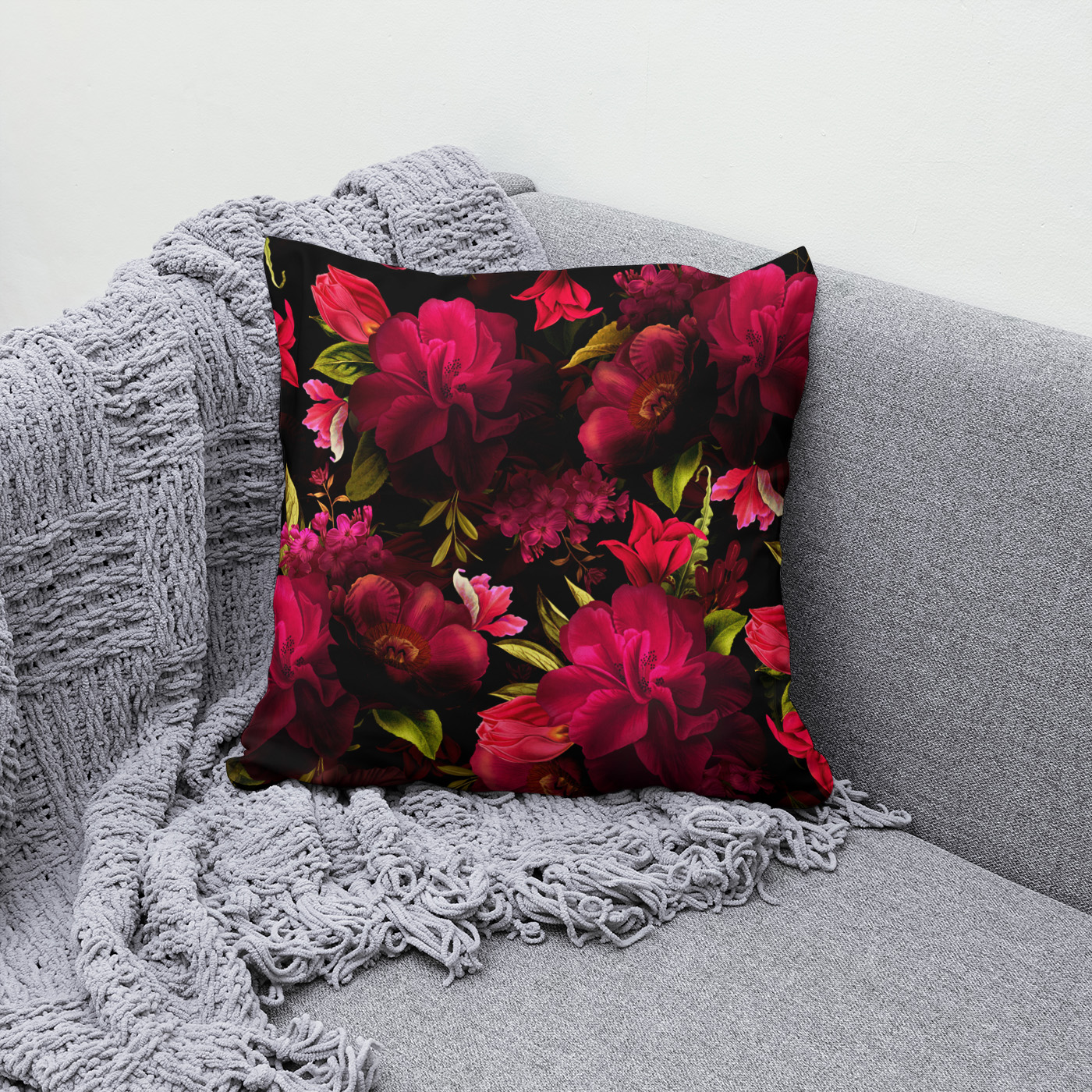 Kissen: Barocke Florale Pracht Eine Hommage an die Vergangenheit