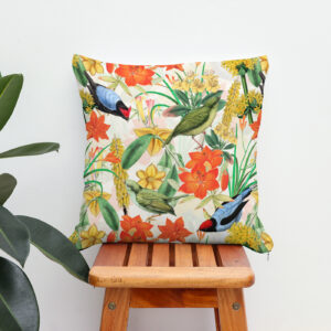 Kissen: Dschungelpracht vergangener Tage- Tropisches Vintage-Design