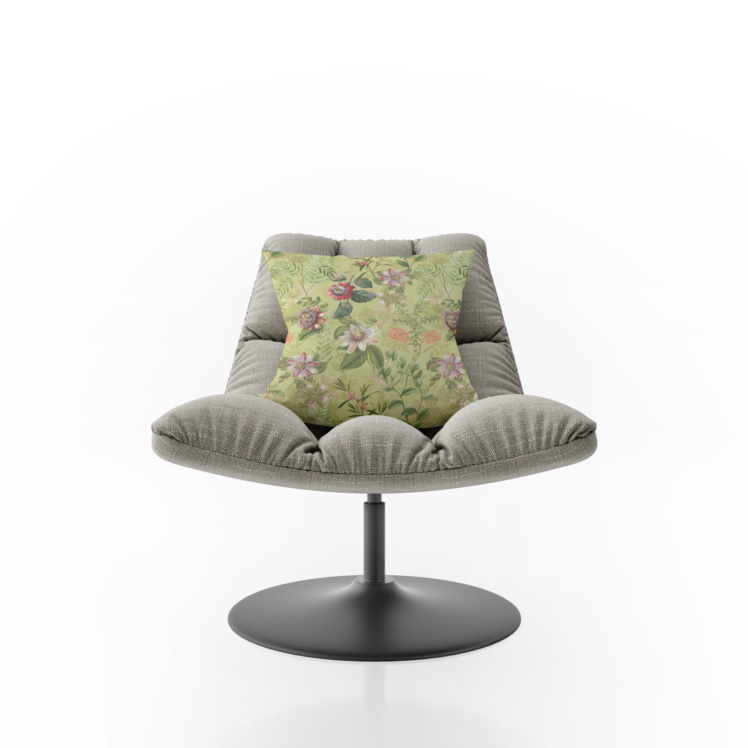 Kissen: Vintage Passionsblumen Dschungel - immagine 2