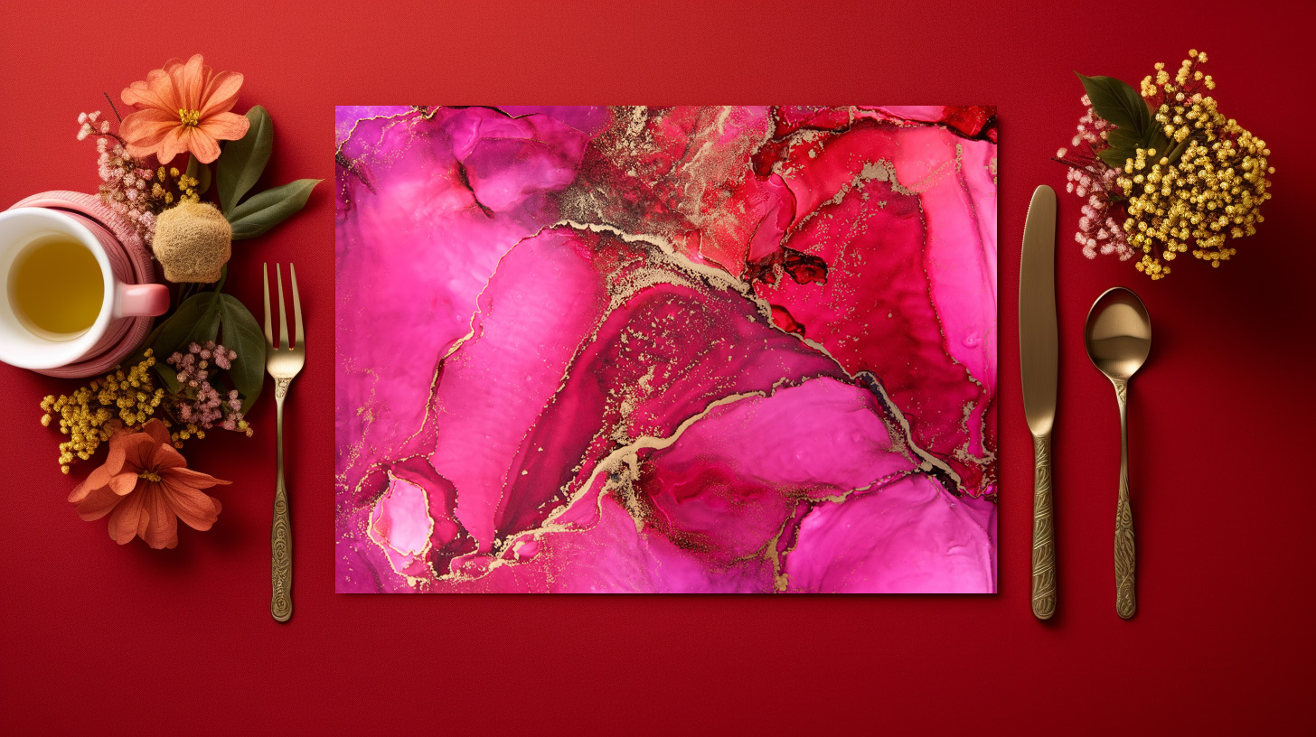 raxxa Premium-Tischset: Pinky - Image 4