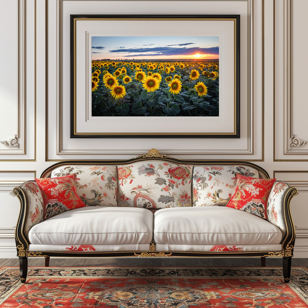 Poster: Sonnenblumenfeld - Imagen 3