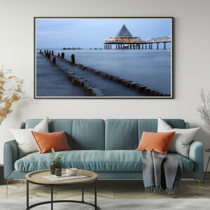 Poster: Seebrücke Herningsdorf