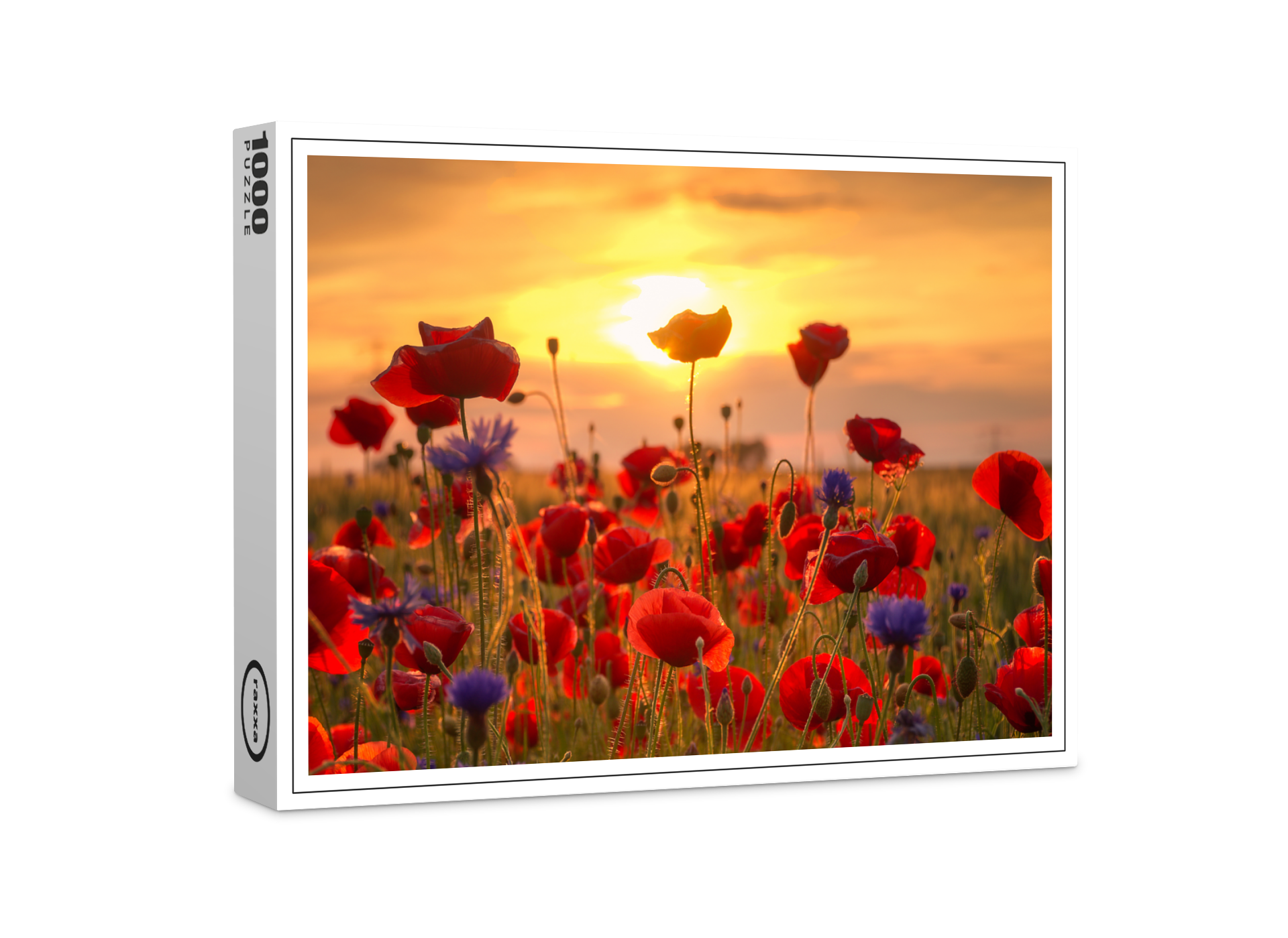 raxxa Premium-Puzzle: Mohntraum