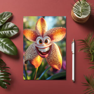 raxxa Postkarte: Orchidee