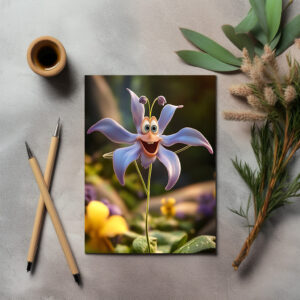 raxxa Postkarte: Akelei