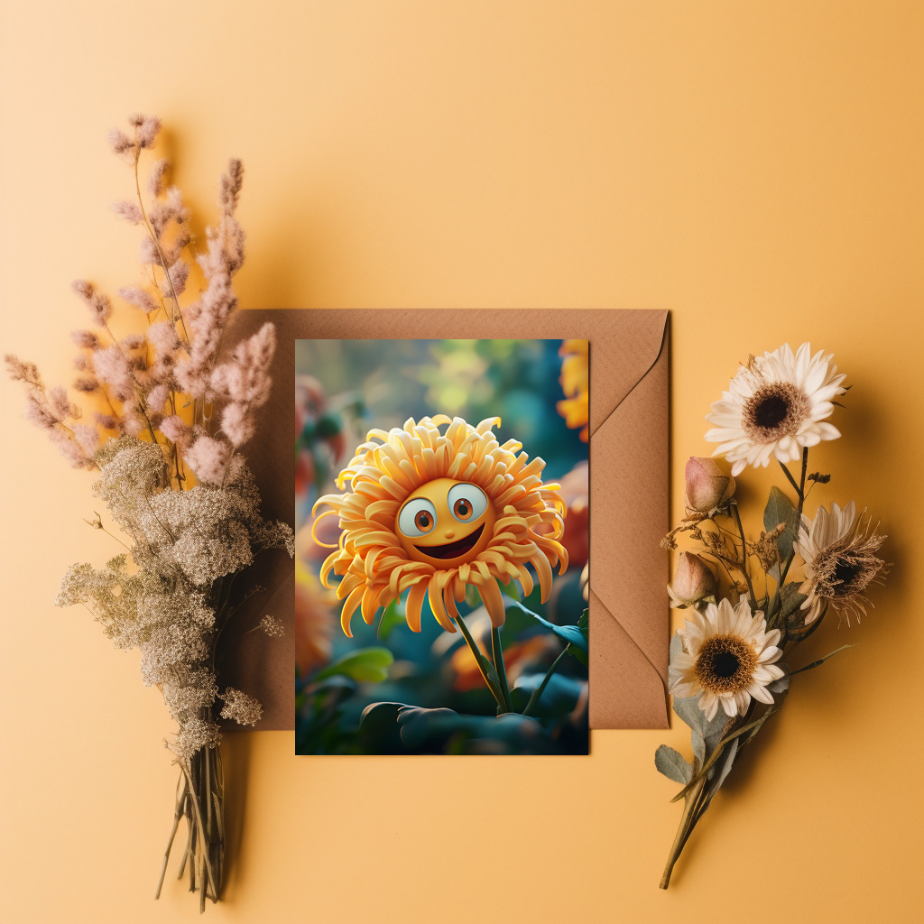 raxxa Postkarte: Chrysantheme