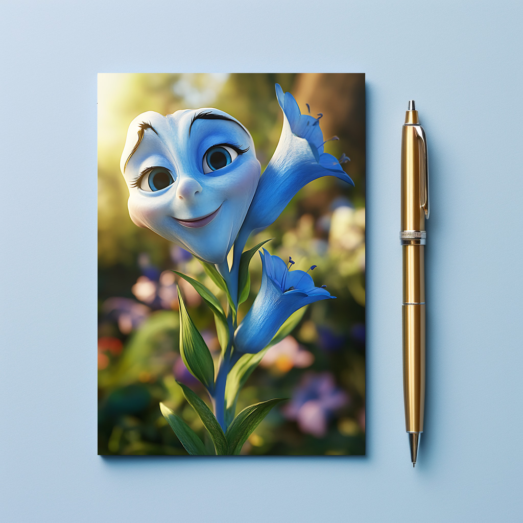 raxxa Postkarte: Enzian