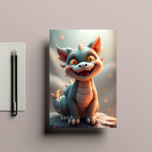raxxa Postkarte: Smiling Dragon Cat