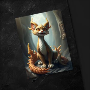 raxxa Postkarte: Alduin the Dragon Cat