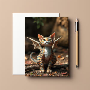 raxxa Postkarte: Aido Hwedo Dragon Cat