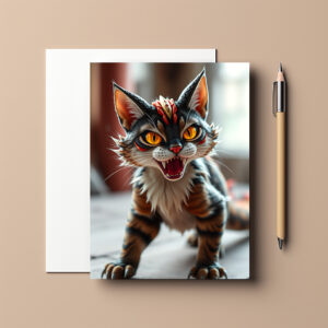raxxa Postkarte: Akhekhu the Dragon Cat
