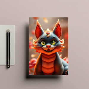 raxxa Postkarte: Falkor the Dragon Cat