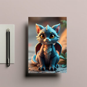 raxxa Postkarte: Sirrush the Dragon cat