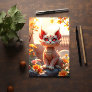 raxxa Postkarte: Ladon the Dragon Cat