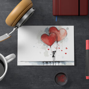 raxxa Postkarte: Liebesballons