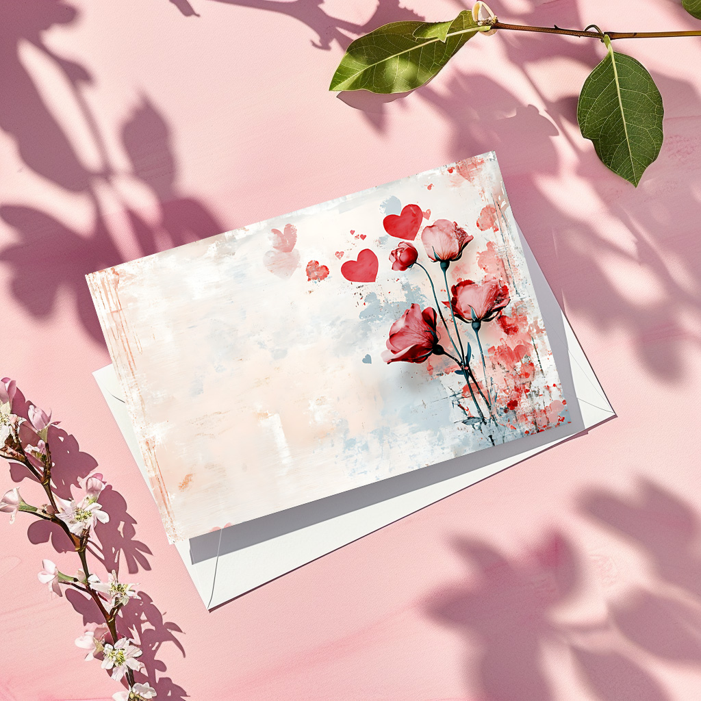 raxxa Postkarte: Rosa Rosen
