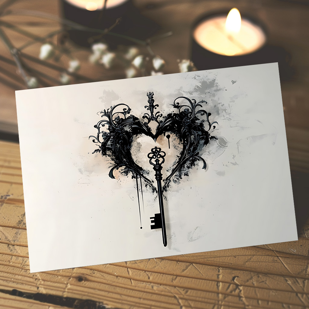 raxxa Postkarte: Schlüssel zum Herzen
