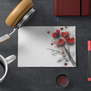 raxxa Postkarte: Romantische Herzen