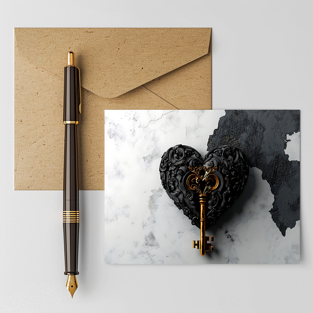raxxa Postkarte: Valentins Schlüssel