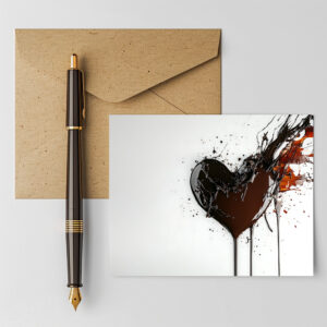 raxxa Postkarte: Schokoladen Herz