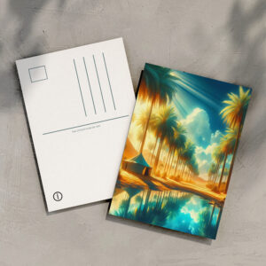 raxxa Postkarte: Palmenparadies