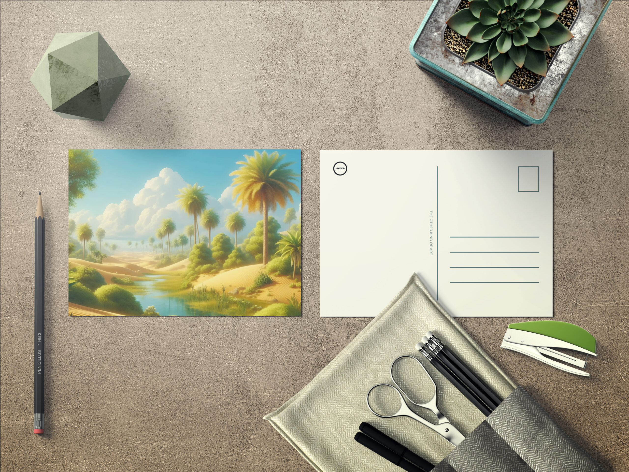 raxxa Postkarte: Oasentraum – Bild 2