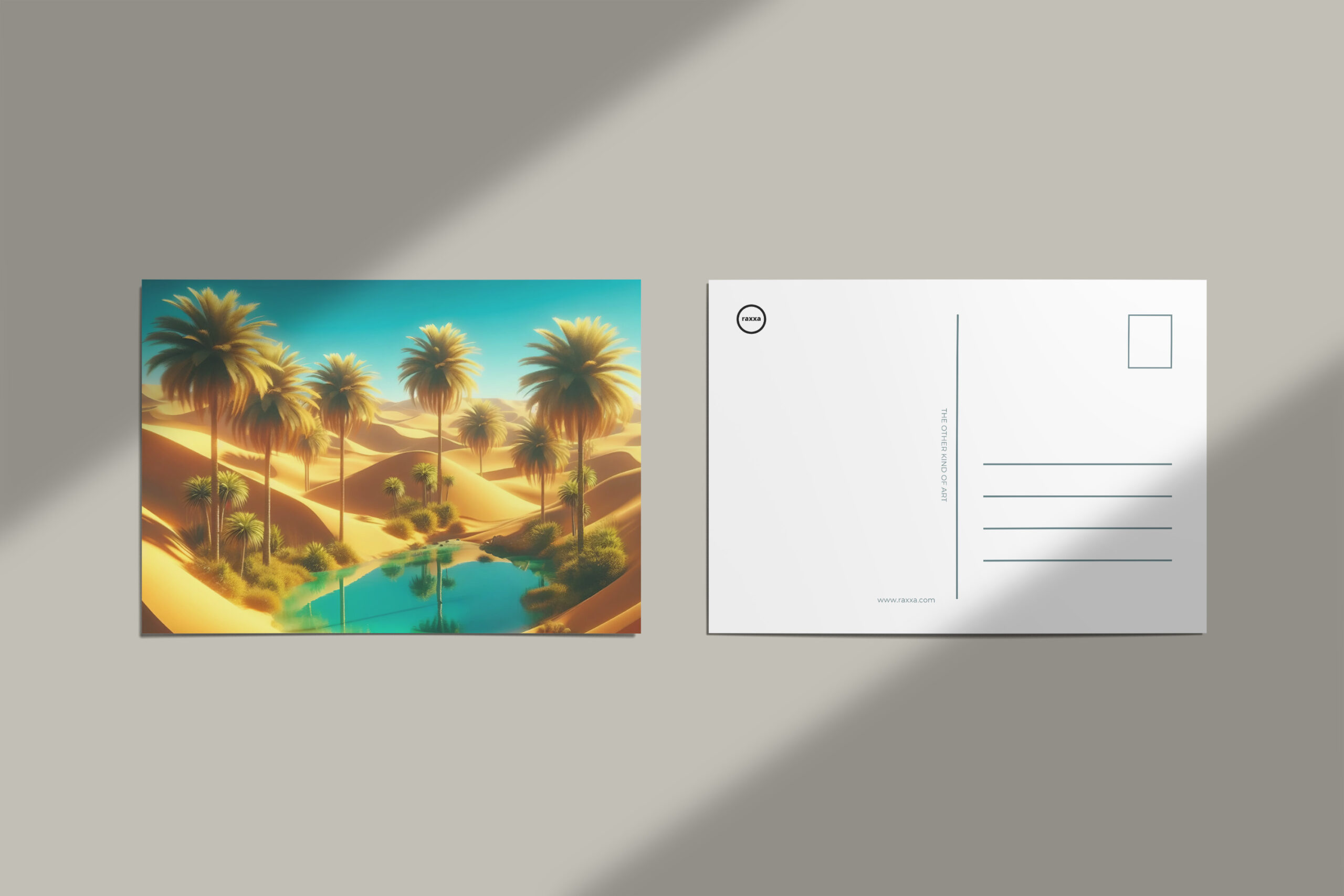 raxxa Postkarte: Oase im Sand - Imagen 4