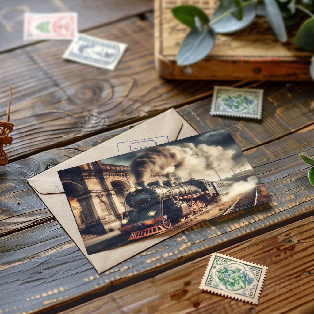 raxxa Postkarte: Dampfzeitruhe - immagine 6