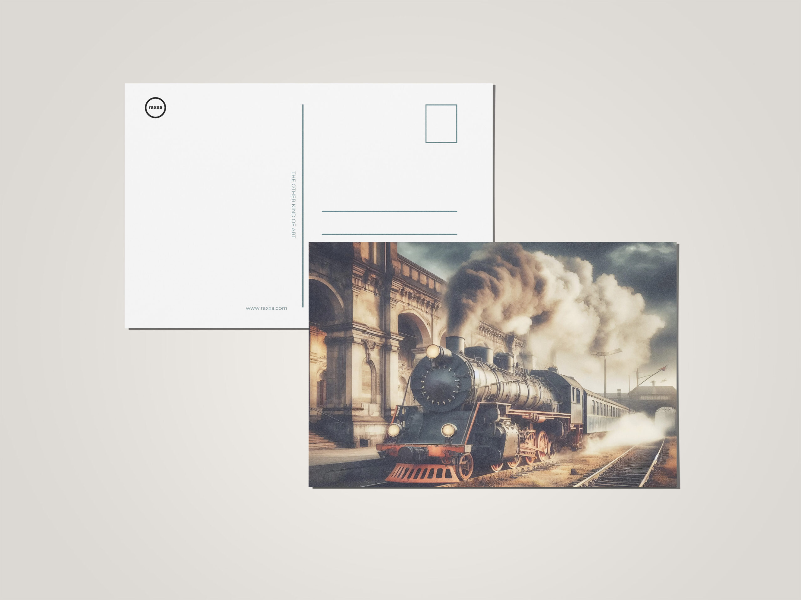 raxxa Postkarte: Dampfzeitruhe - immagine 3