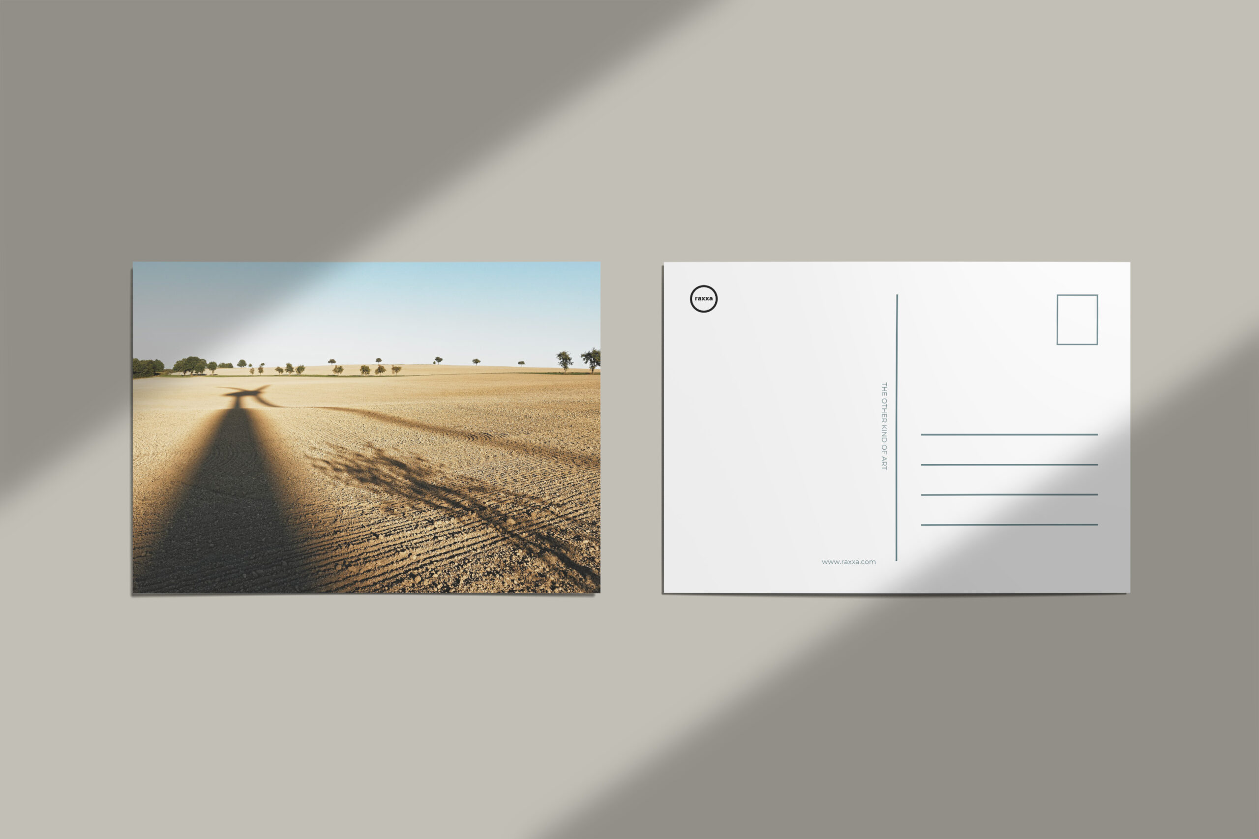 raxxa Postkarte: Schatten eines Windrades