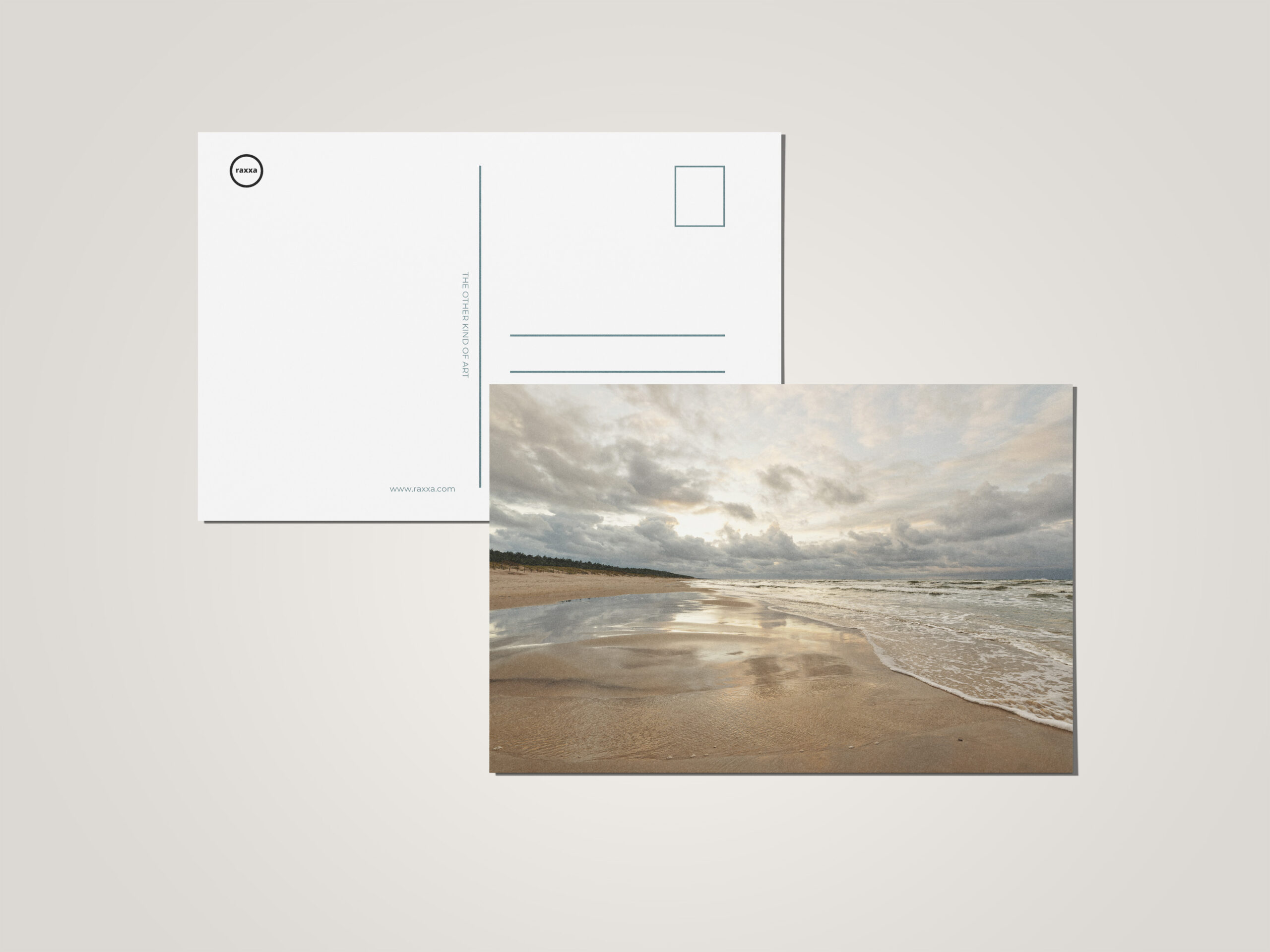 raxxa Postkarte: Strandlicht