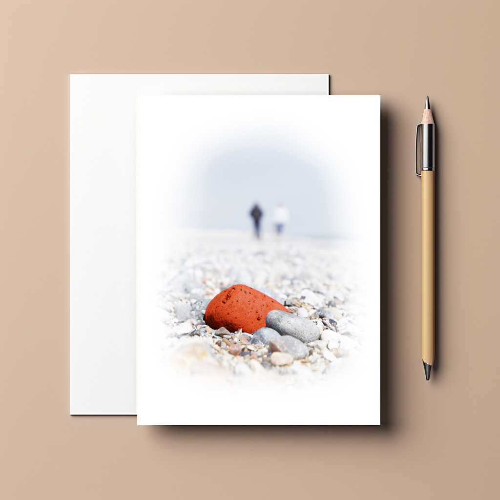 raxxa Postkarte: Steinstrand auf Helgoland