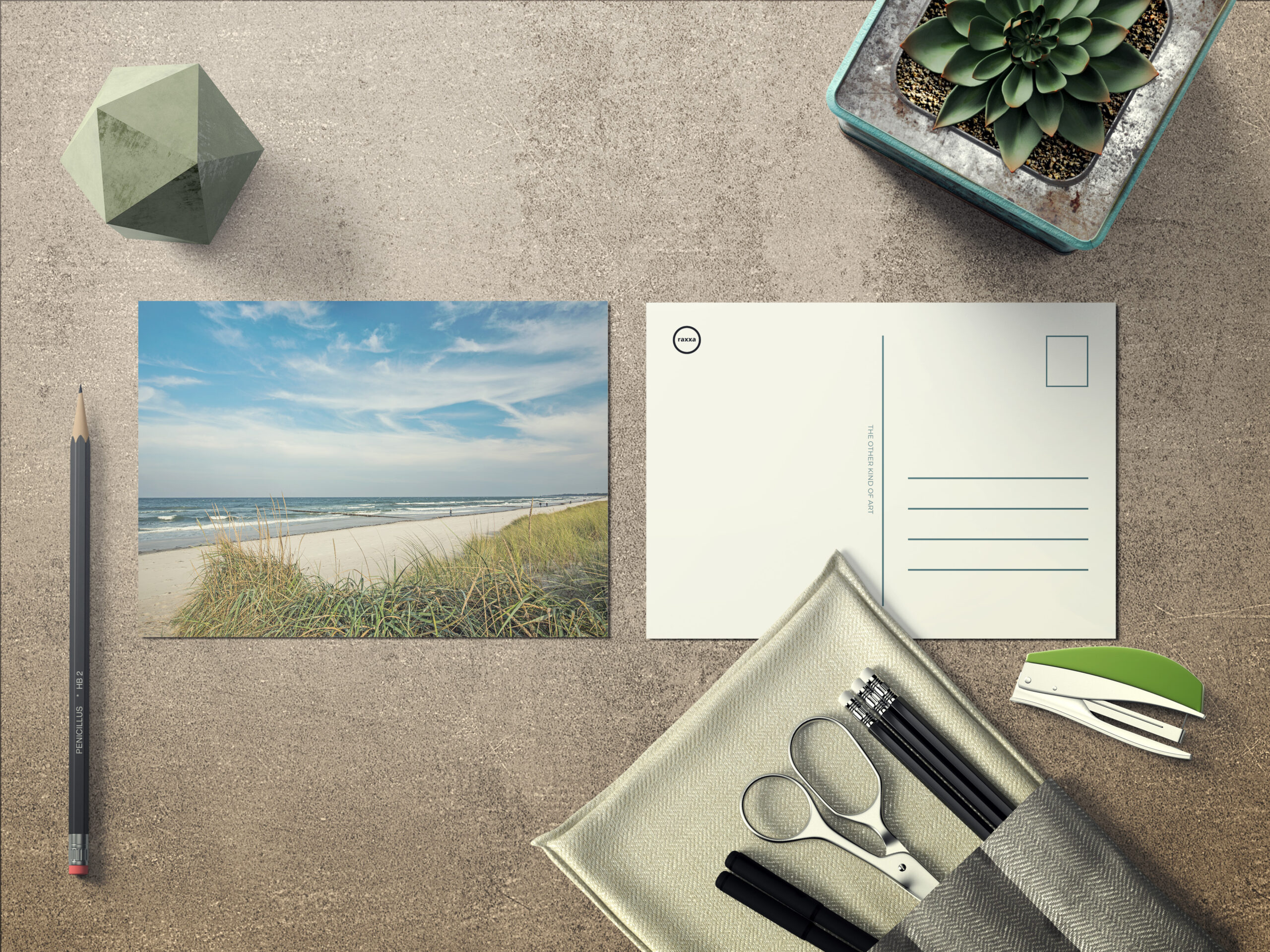 raxxa Postkarte: Urlaubsfeeling an der Ostsee