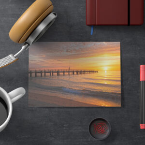 raxxa Postkarte: Sonnenaufgang am Ostseestrand