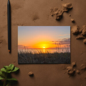 raxxa Postkarte: Früh morgens am Ostseestrand