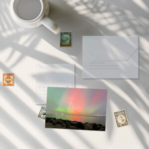 raxxa Postkarte: Polarlichter über der Ostsee