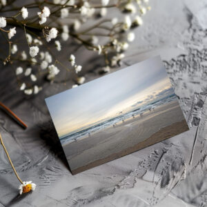 raxxa Postkarte: Stürmischer Tag an der Ostsee