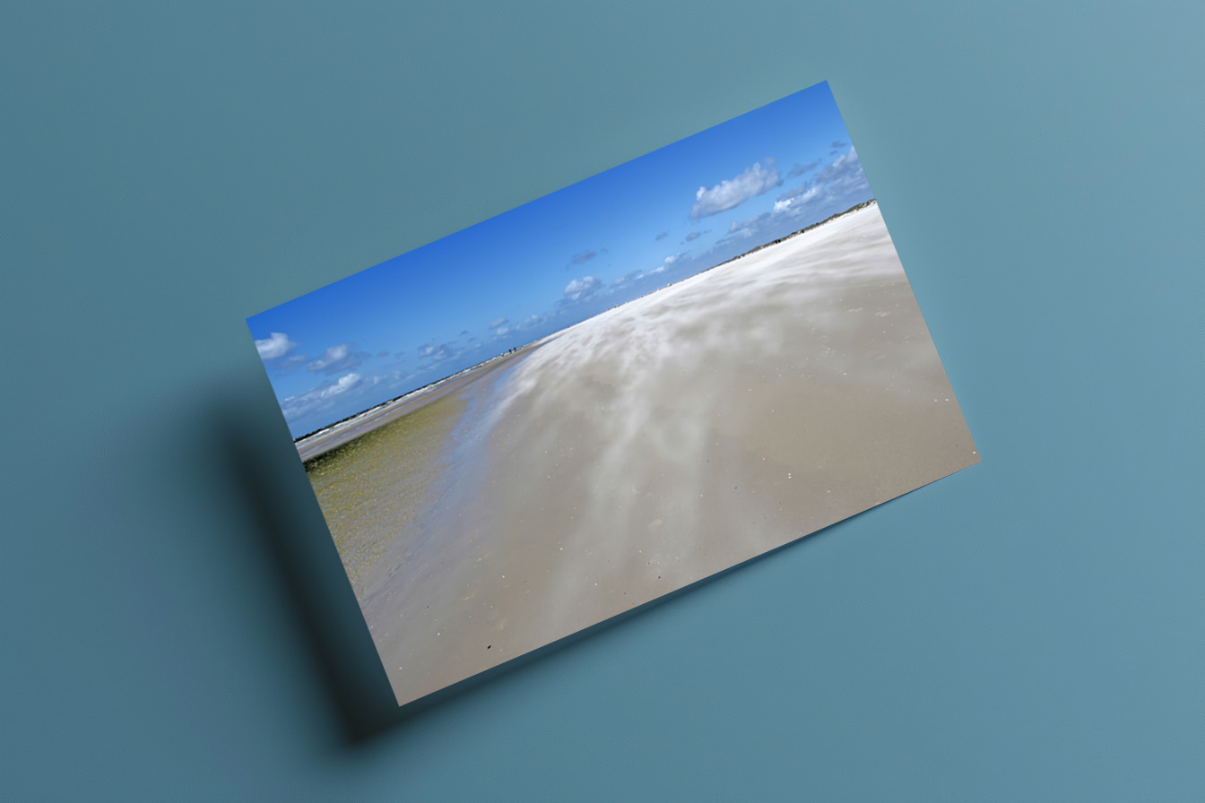 raxxa Postkarte: Am Nordseestrand